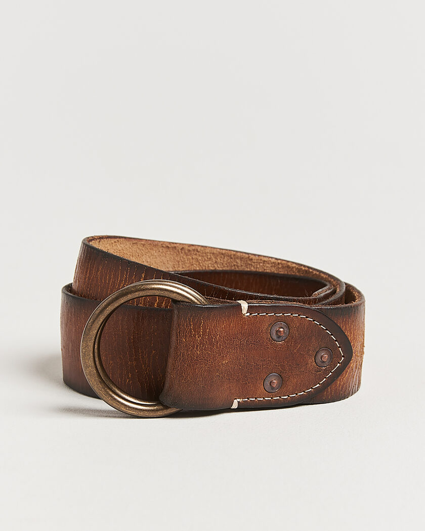 RRL Ring Belt Vintage Brown – Braun