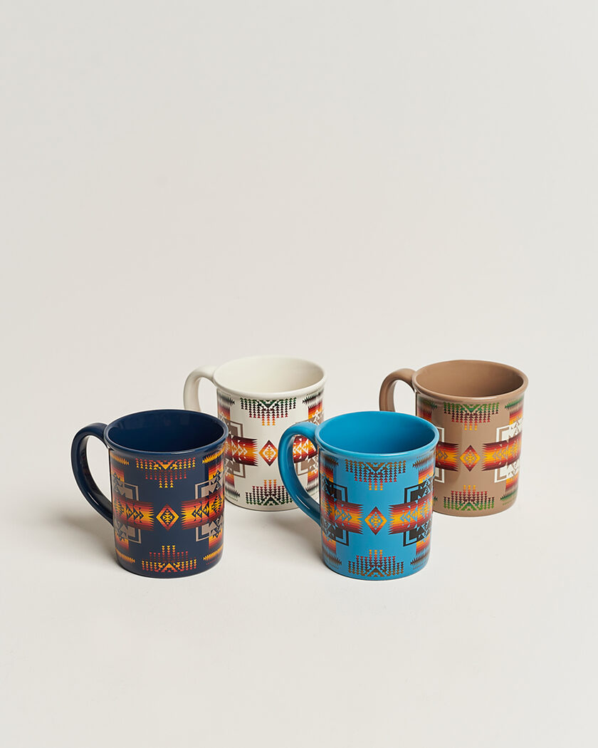 Pendleton 4-Pack Ceramic Mug Set Chief Joseph – Mehrfarbig