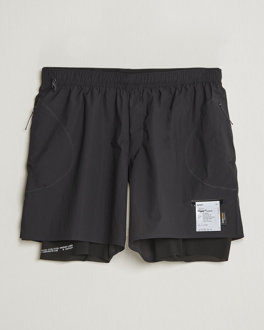 Satisfy TechSilk 8 Inch Shorts Black bei Care of Carl