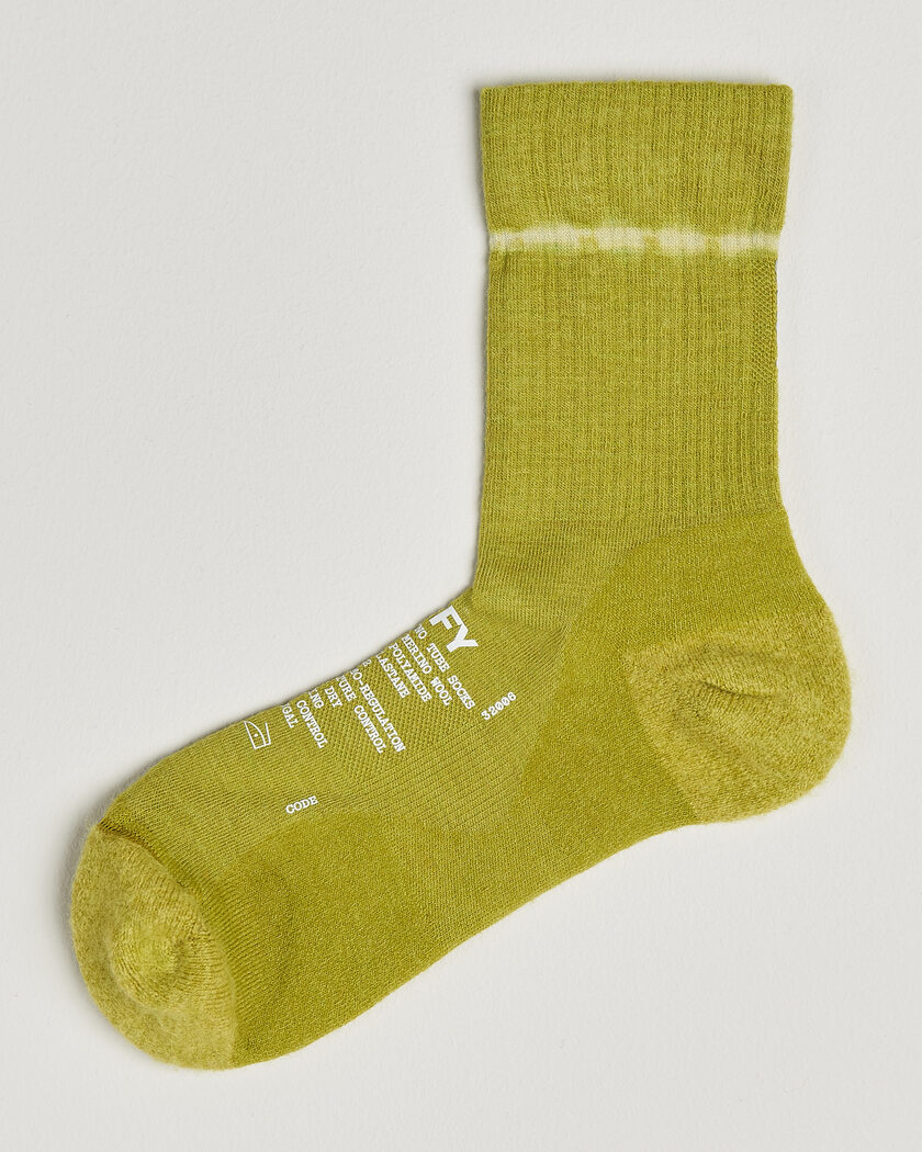 Satisfy Merino Tube Socks Tie Dye Covert Green – Grün