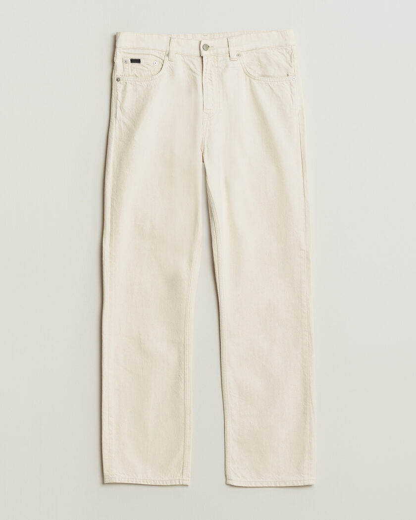 Gant Straight Fit Jeans Ecru – Weiß