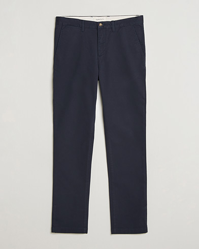 Gant Slim Fit Chinos Evening Blue – Blau
