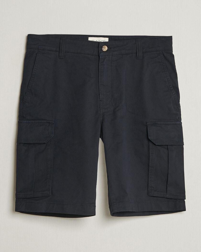 Gant Regular Fit Classic Cargo Shorts Black – Schwarz