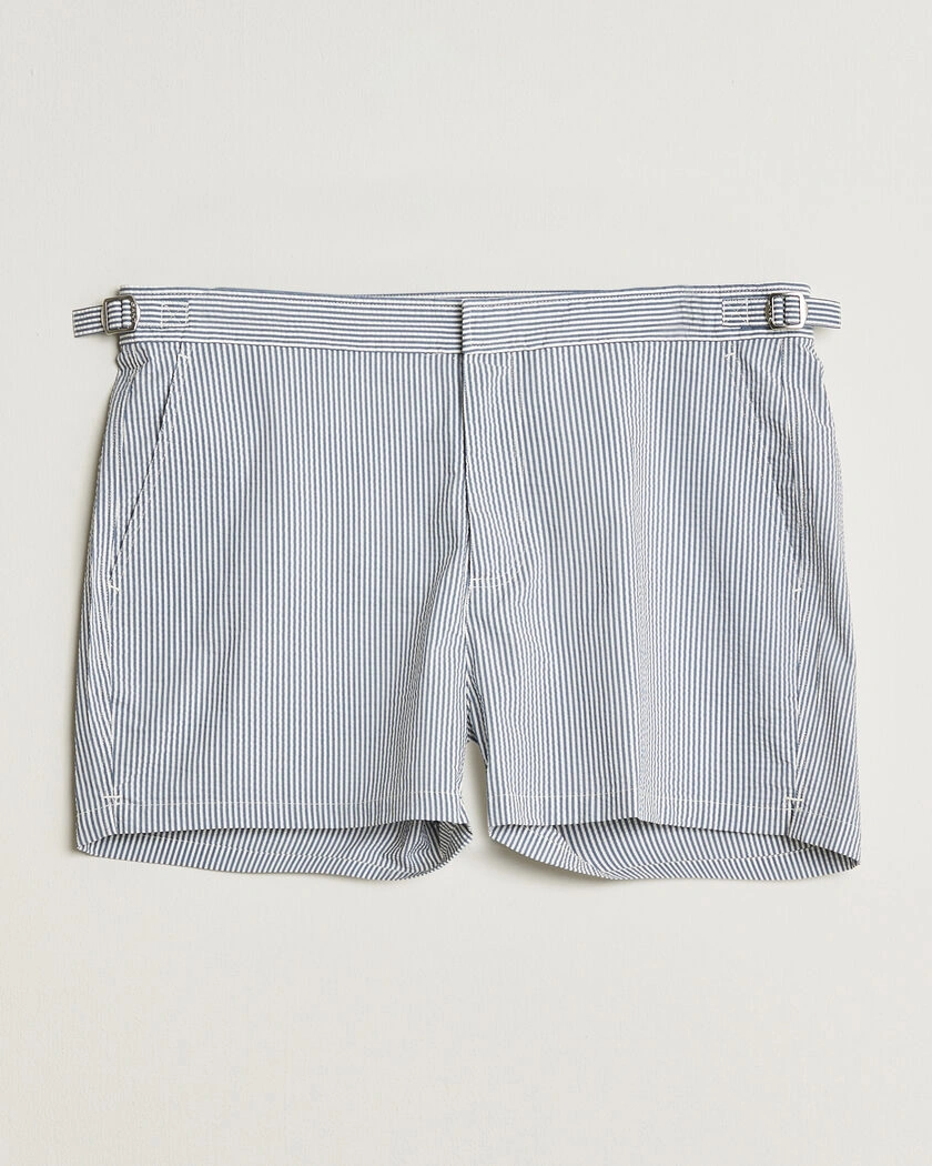 Gant Fitted Seersucker Swimshorts Vintage Blue – Blau