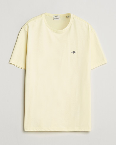 Gant The Original T-Shirt Vanilla Yellow – Gelb
