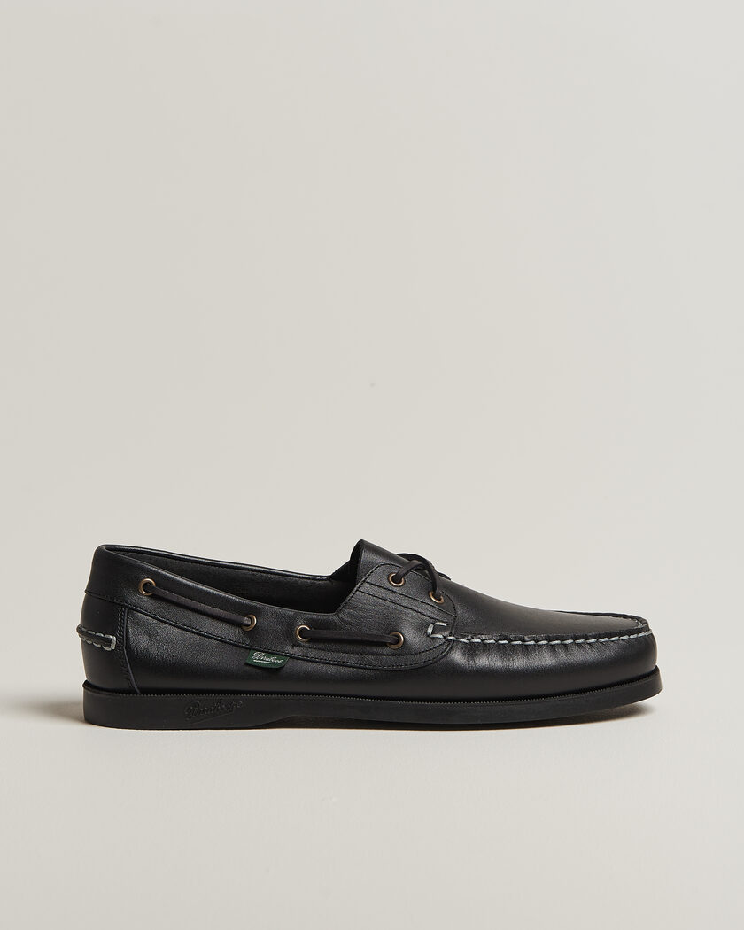 Paraboot Barth Boat Shoe Black – Schwarz
