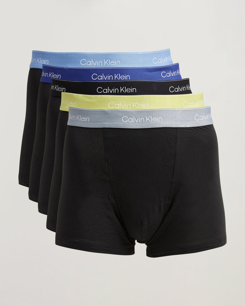 Calvin Klein 5-Pack Icon Cotton Stretch Relaxed Trunk Black – Schwarz
