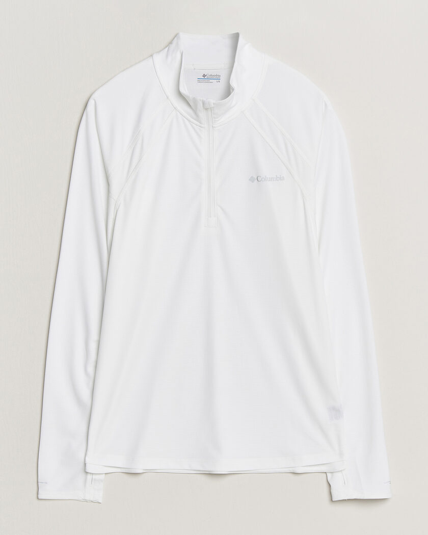 Columbia Stealth Spring Half-Zip T-Shirt White – Weiß