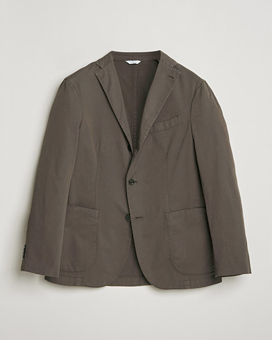 Boglioli K Jacket Supima Cotton Blazer Dark Brown – Braun