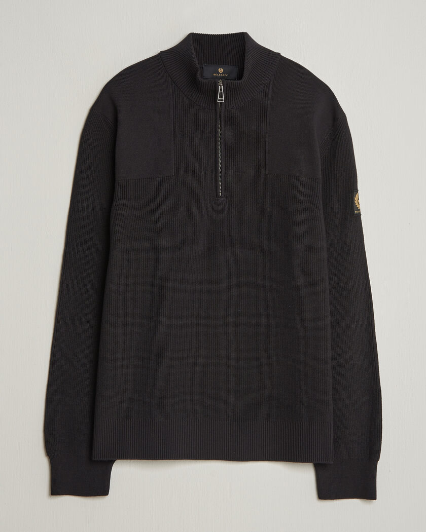 Belstaff Commander Half Zip Black – Schwarz