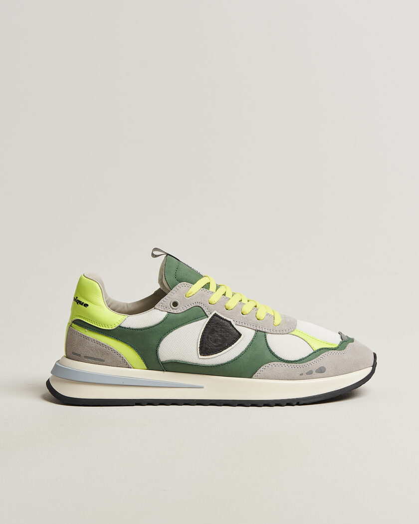 Philippe Model Olympique Running Sneaker White/Green – Grün
