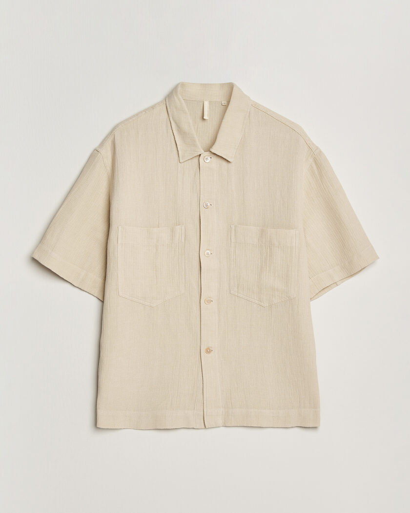 Sunflower Adam Short Sleeve Shirt Off White – Weiß