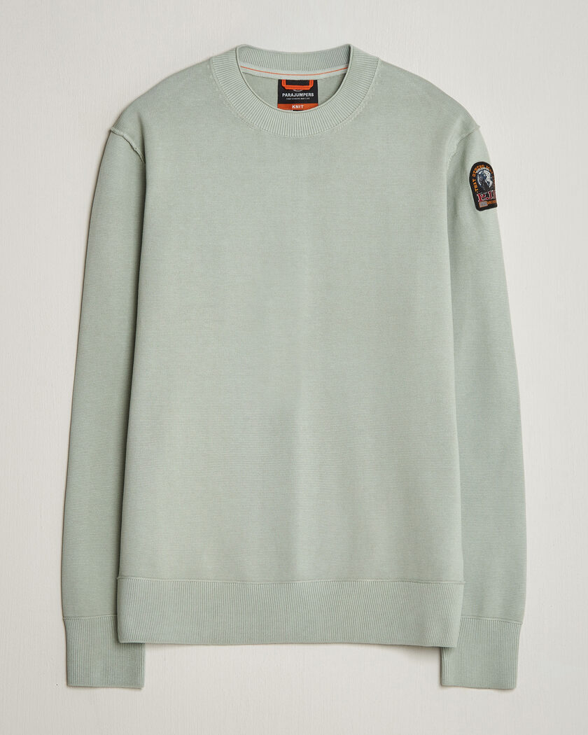 Parajumpers Basic Braw Knitted Sweater Fresh Grey – Grün
