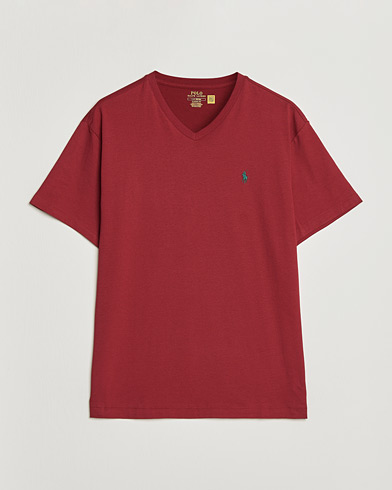Polo Ralph Lauren V-Neck T-Shirt Heritage Red – Rot