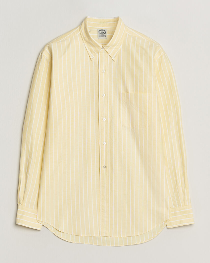 Kamakura Shirts Vintage Ivy Oxford BD Shirt Yellow Blazer Stripe – Gelb