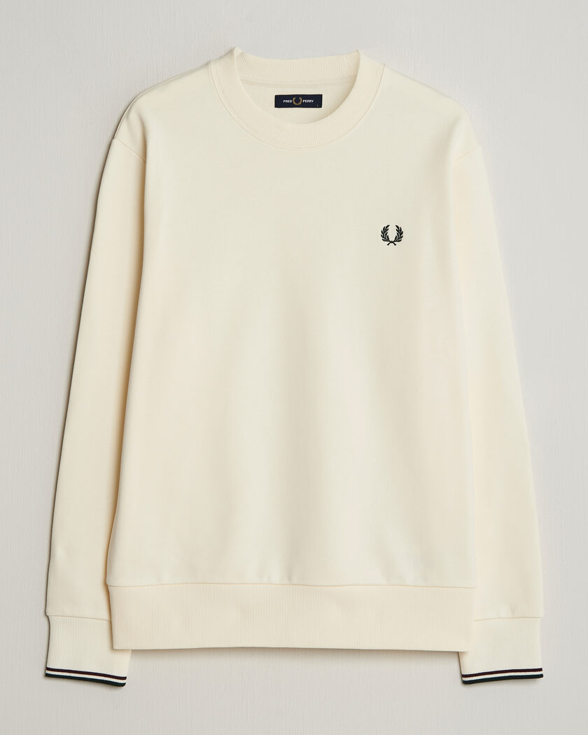 Lacoste Crew Neck Sweatshirt White bei Care of Carl