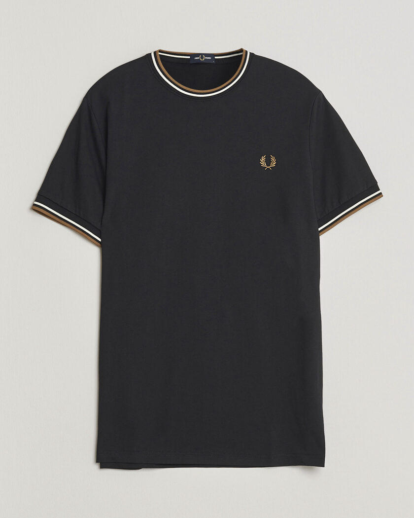 Fred Perry Twin Tipped T-Shirt Black – Schwarz