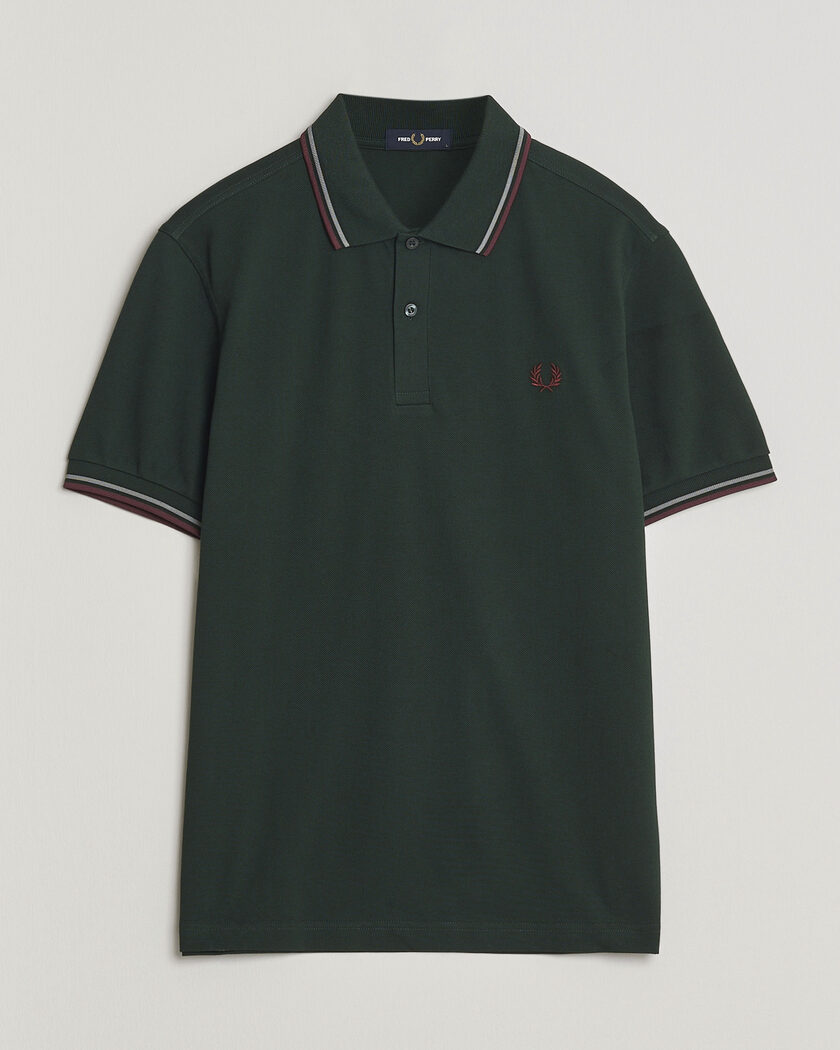 Fred Perry Twin Tipped Polo Shirt Grassroots Green – Grün