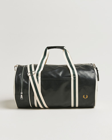Fred Perry Classic Barrel Bag Grassroots Green/Ecru – Grün