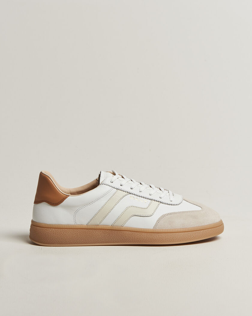 GANT Cuzmo Leather/Suede Sneaker White – Weiß