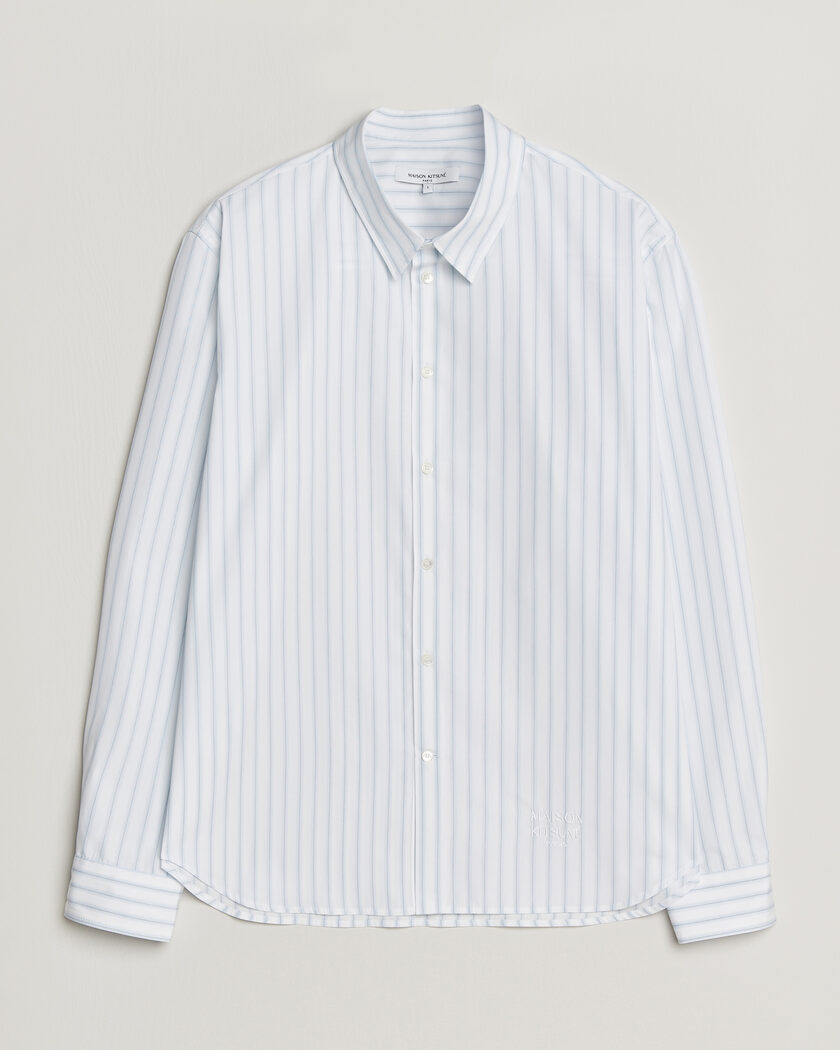 Maison Kitsuné Casual Striped Shirt Blue/White – Mehrfarbig
