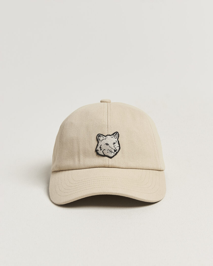 Maison Kitsuné Tonal Fox Head Cap Tea Leaf – Grün
