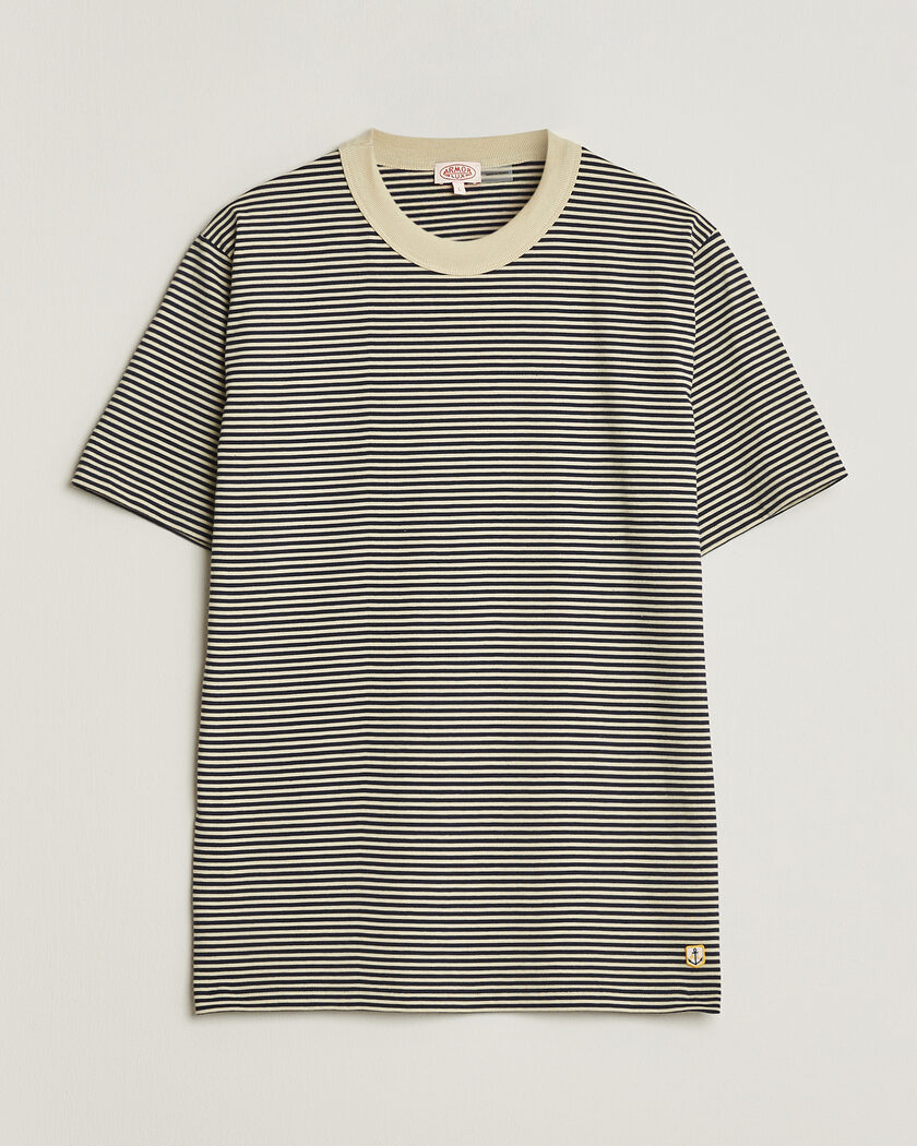Armor-lux Callac Héritage Stripe T-Shirt Gravel/Marine Deep – Mehrfarbig
