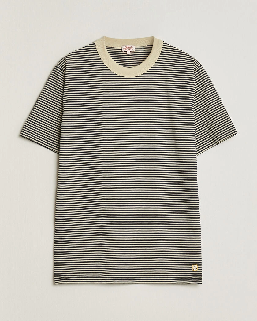 Armor-lux Callac Héritage Stripe T-Shirt Gravel/Marine Deep – Mehrfarbig