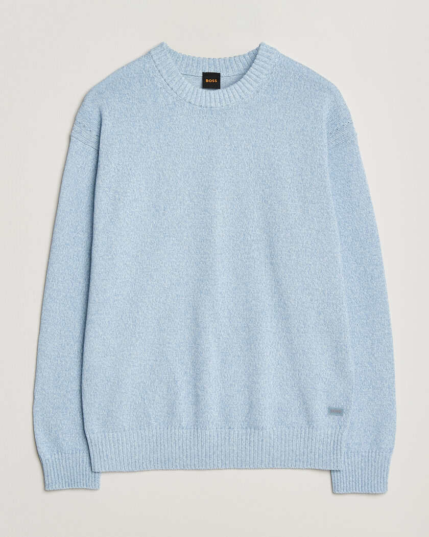 BOSS ORANGE Kerlino Knitted Sweater Light Blue – Blau