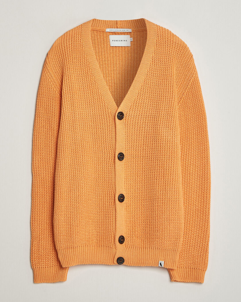 Peregrine River Cotton Cardigan Apricot – Orange