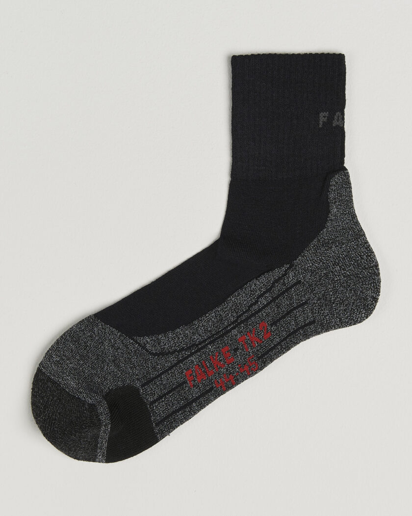 Falke Sport TK2 Explore Short Trekking Socks Black Mix – Schwarz