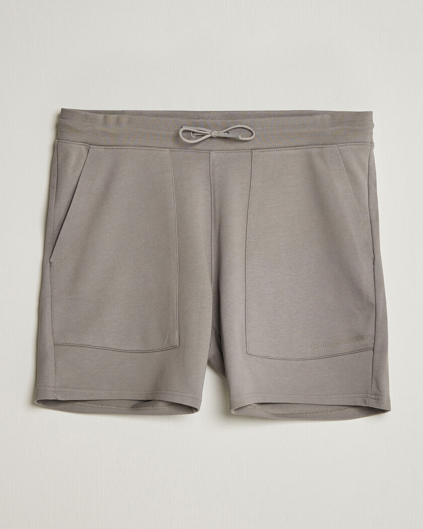 Sail Racing Bowman Monochrome Sweatshorts Oyster – Grau