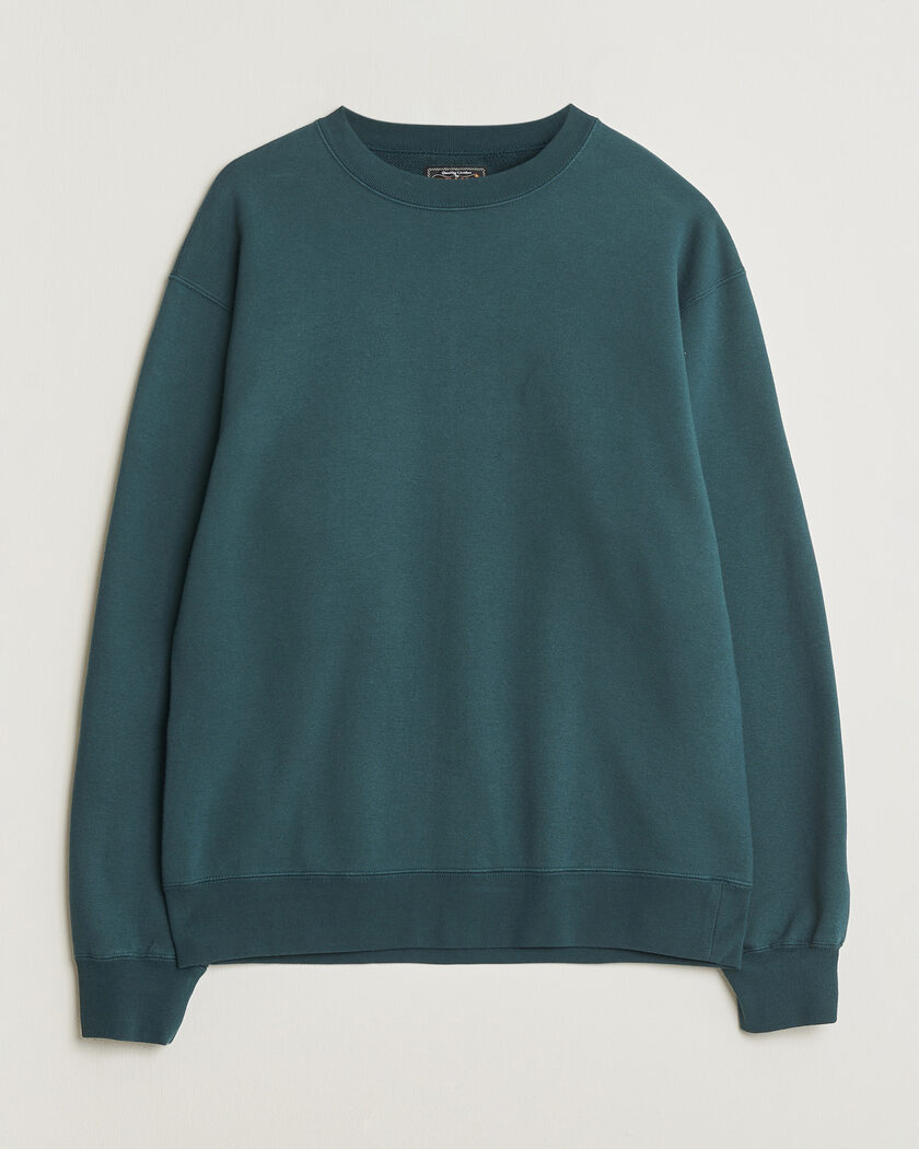 BEAMS PLUS Crew Sweat Dark Green – Grün