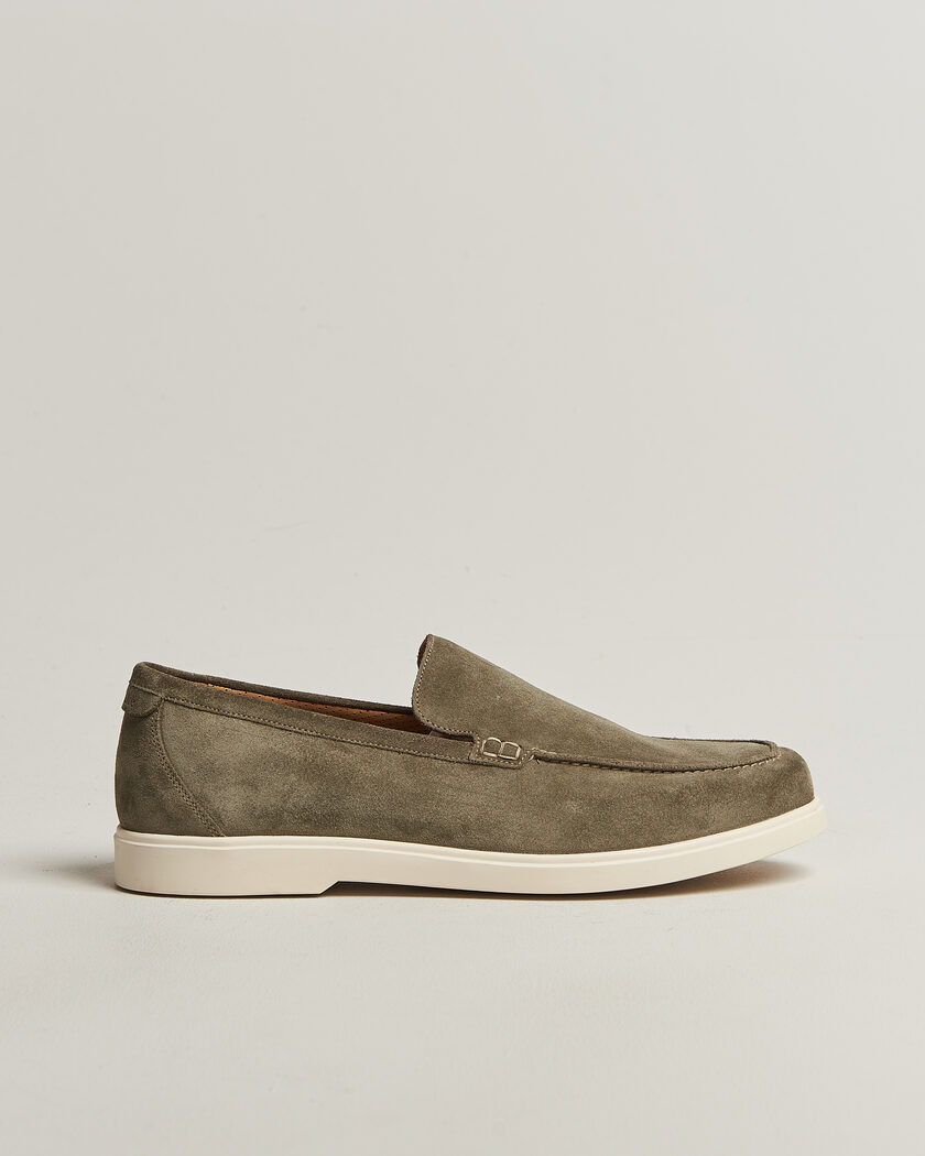 Loake 1880 Tuscany Suede Loafer Pistachio – Grün