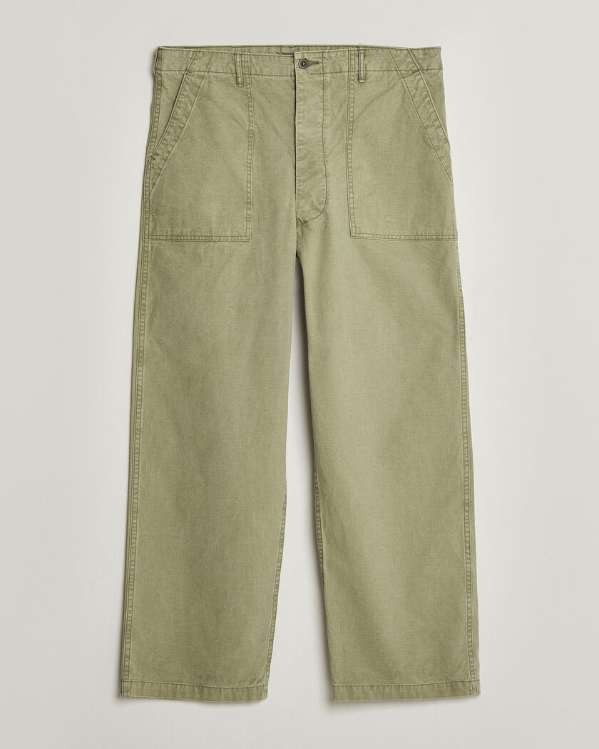 orSlow Summer Fatigue Pants Washed Army Green – Grün