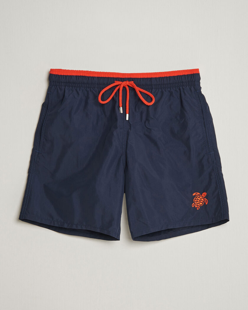 Vilebrequin Moka Swimshorts Marine/Rouge – Blau