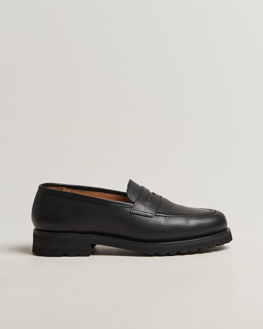 Myrqvist for Care of Carl Myrqvist Stenhammar II Vibram Loafer Black Grained Calf – Schwarz