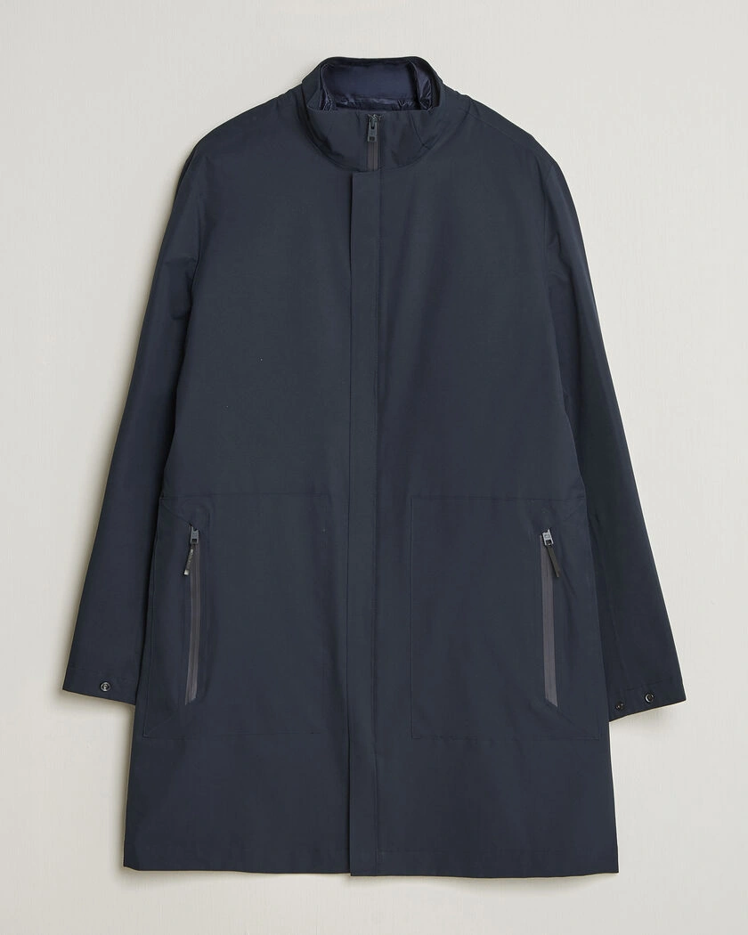Woolrich Two Layer 2 in 1 Carcoat Melton Blue – Blau