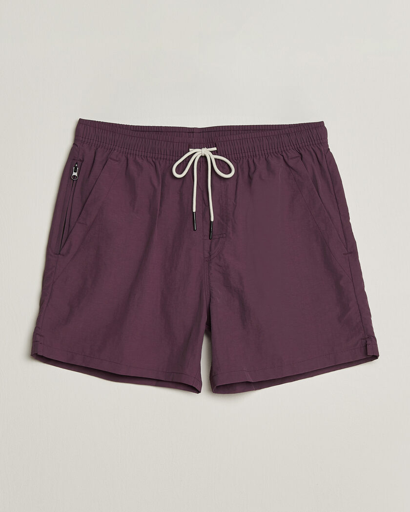 OAS Plain Swimshorts Plum – Rot