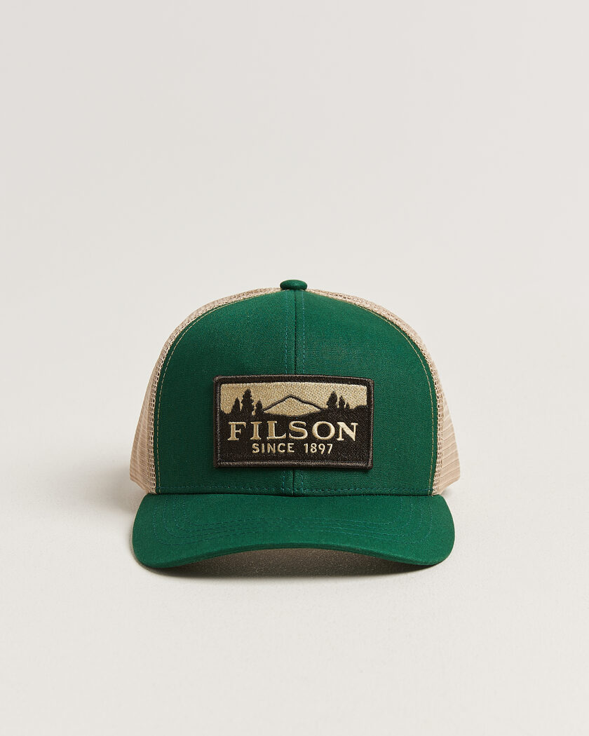 Filson Scenic Logger Mesh Cap Pine/Brown – Grün