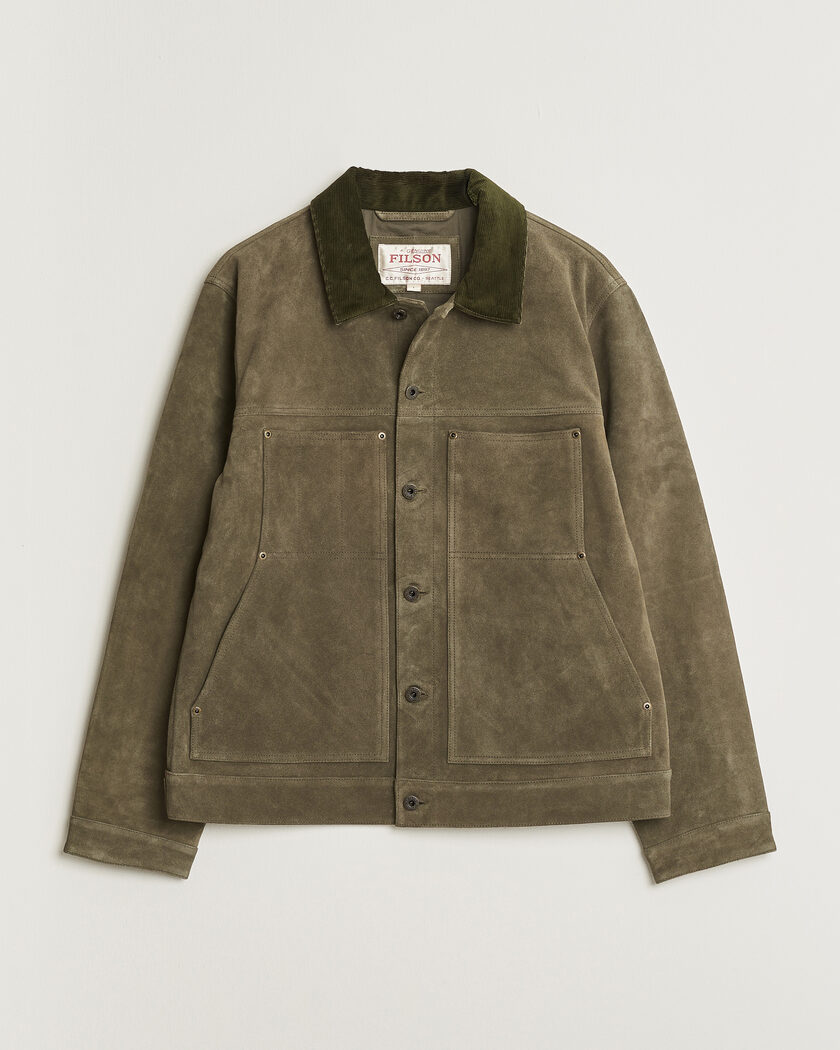 Filson Suede Short Cruiser Otter Green – Grün