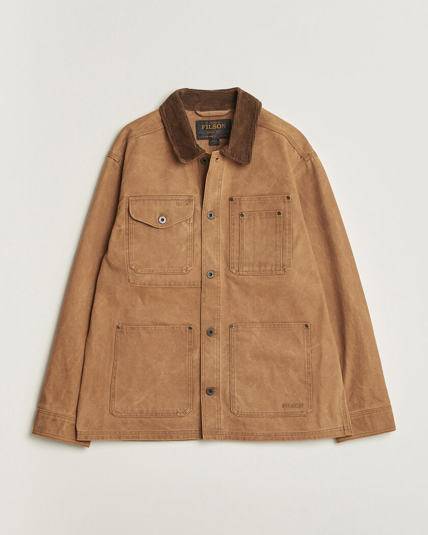  Filson Rustic Canvas Barn Coat Whiskey – Braun