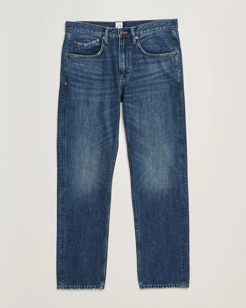 -1 Nordic Denim Regular Fit Jeans Nordic Worn In – Blau