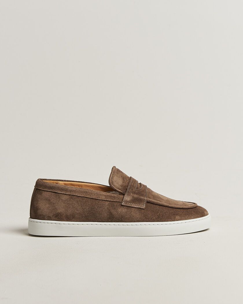 Fliteless Suede Penny Sneaker Light Brown – Braun