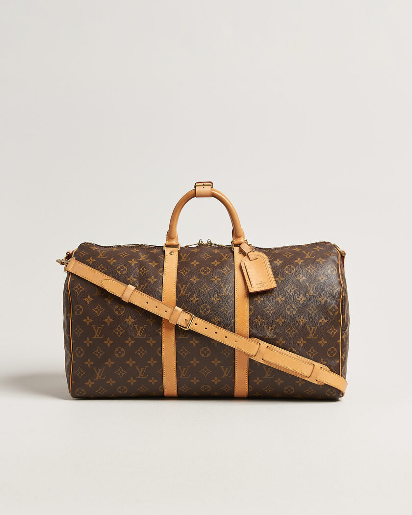 Louis Vuitton Pre-Owned Keepall Bandouliére 50 Monogram – Braun