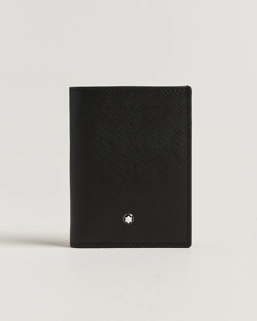 Montblanc Mini Sartorial Leather 4cc Wallet Black – Schwarz