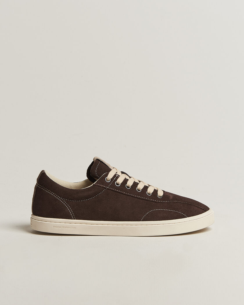 Stepney Workers Club Surma Suede Sneaker Dark Brown – Braun