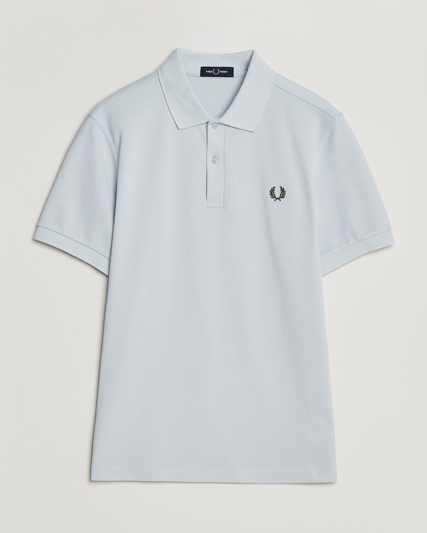 Fred Perry Plain Polo Shirt Dusty Blue – Blau