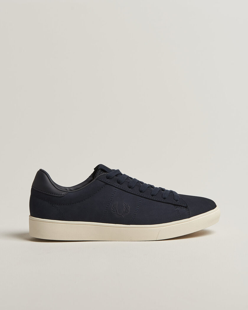 Fred Perry Spencer Nubuck Sneaker Navy – Blau