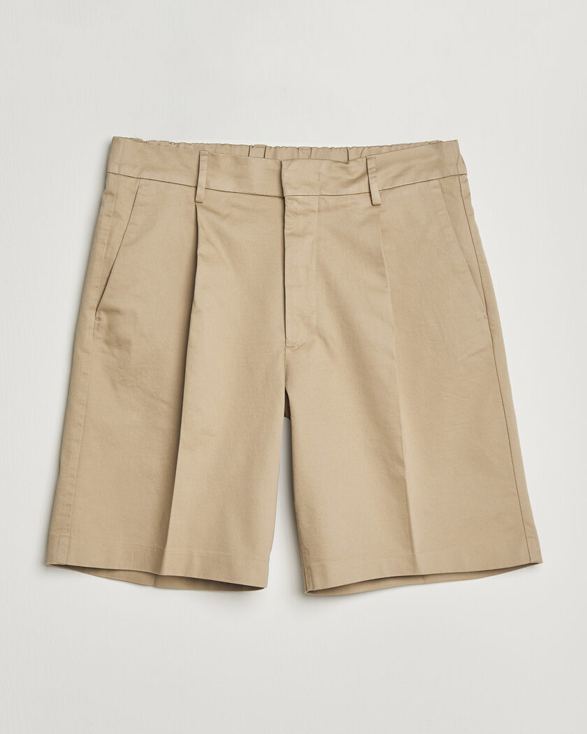 NN07 Kay Relaxed Fit Cotton Drawstring Shorts Desert Khaki – Beige